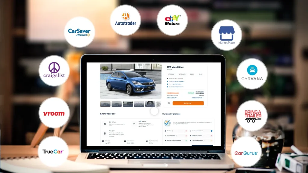 Are all online platforms equally reliable for purchasing used cars?